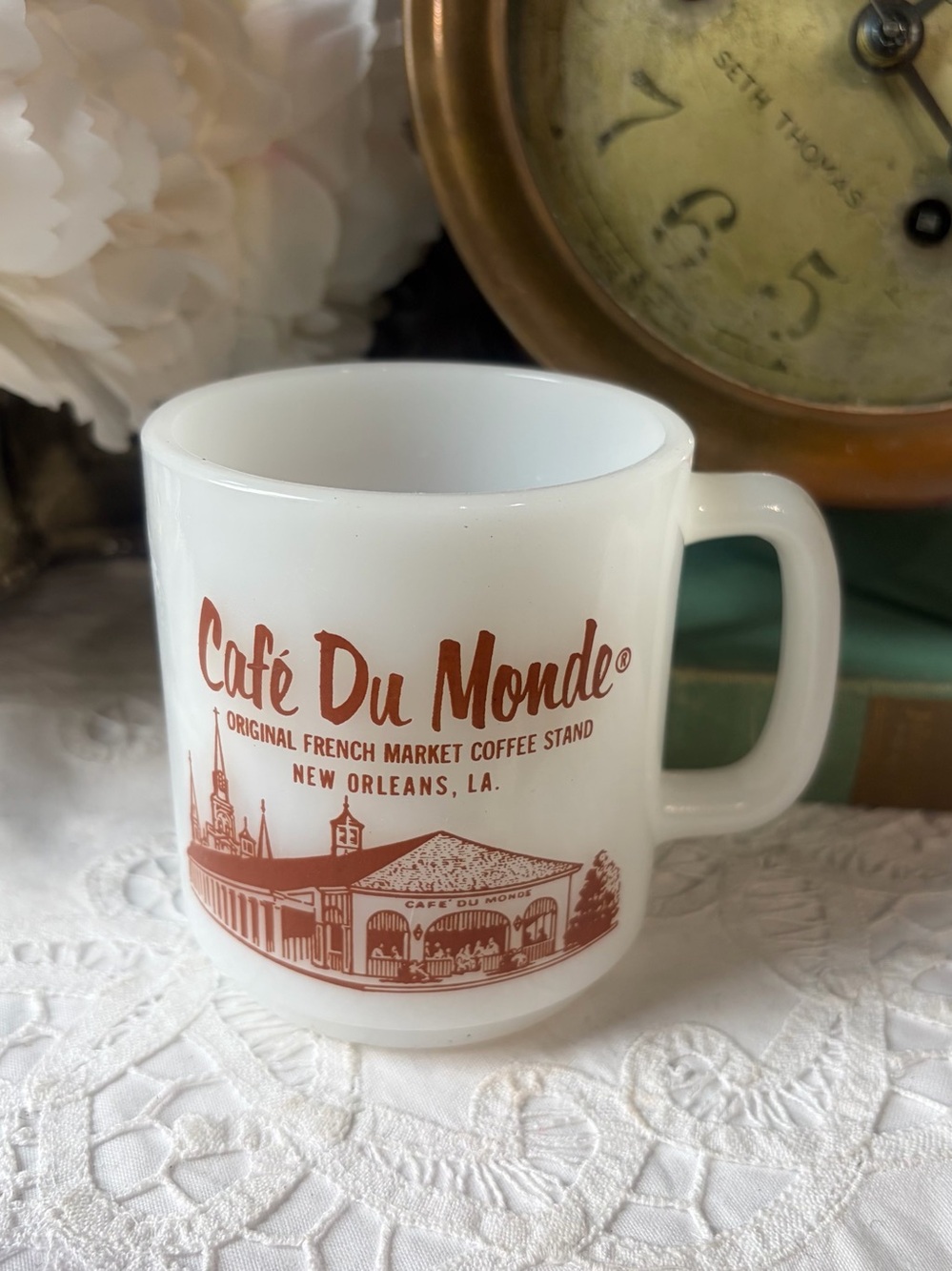 Cafe Du Monde Glasbake vintage mug